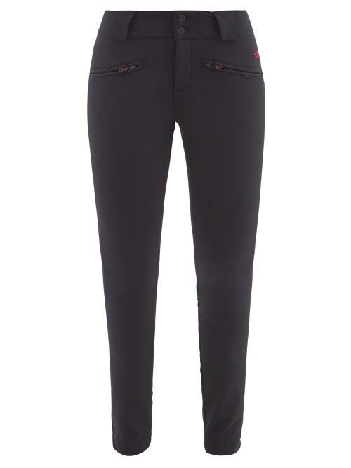 Perfect Moment - Aurora Softshell Slim-leg Ski Trousers - Womens - Black