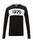 Matchesfashion.com Bella Freud - 1970-intarsia Wool Sweater - Womens - Black