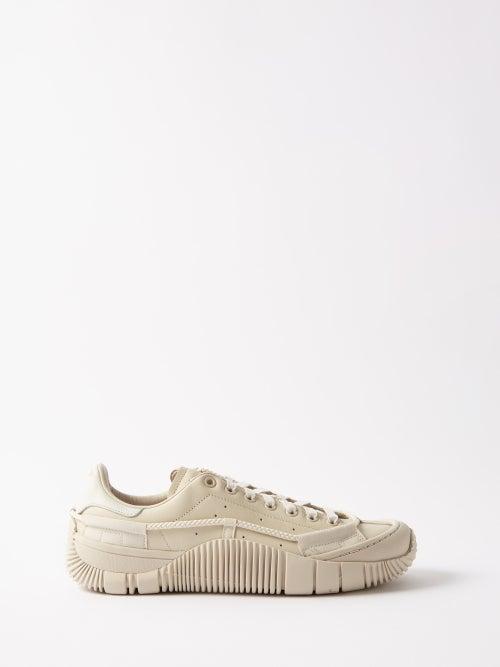 Adidas X Craig Green - Stan Smith Scuba-sole Leather Trainers - Mens - Cream