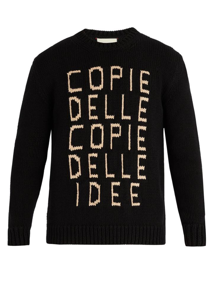 Gucci Copie Delle Idee Cotton Sweater