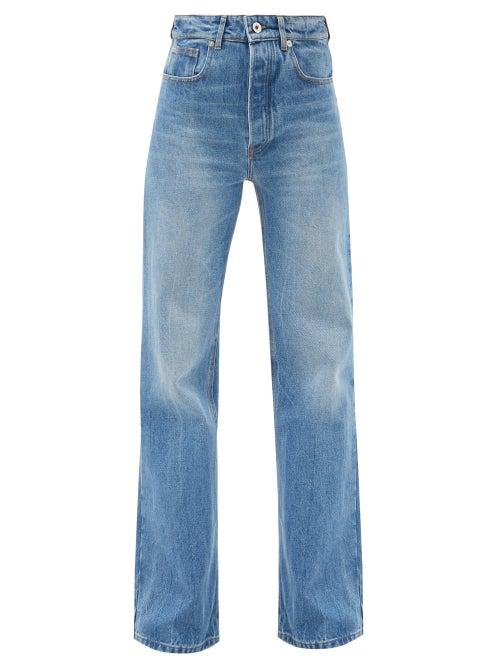 Matchesfashion.com Paco Rabanne - Pocket-accent Flared-leg Jeans - Womens - Denim