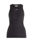 Matchesfashion.com Adidas By Stella Mccartney - Mesh Panel Performance Tank Top - Womens - Black