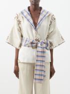Rianna + Nina - Kendima Embroidered Cotton Blouse - Womens - Multi