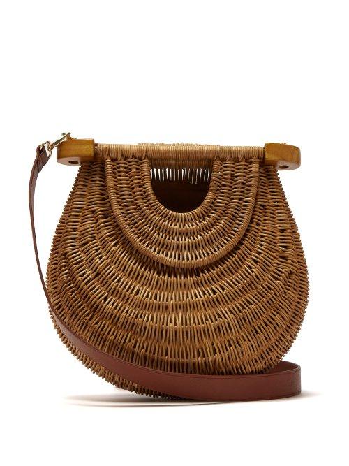 Matchesfashion.com Staud - Goldie Wicker Basket Bag - Womens - Brown Multi