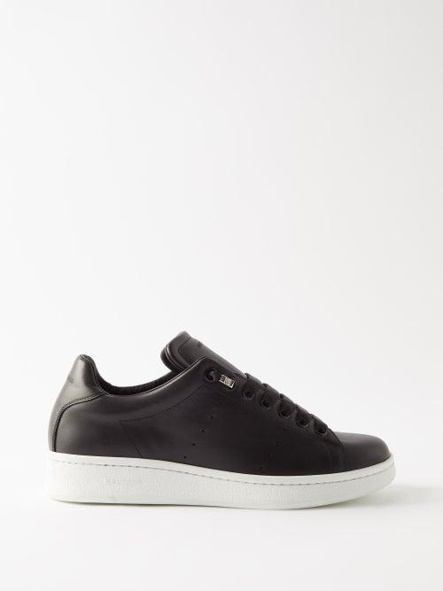 New Standard - Reset Leather Trainers - Mens - Black White