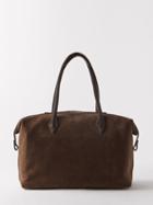 Mtier - Perriand Suede Holdall - Womens - Dark Brown