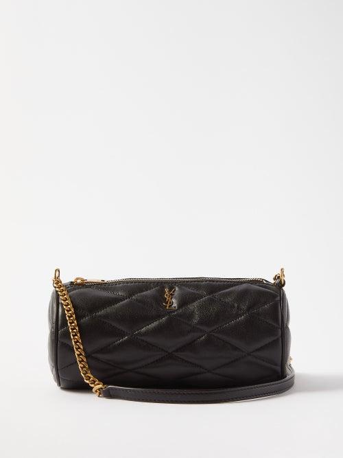 Saint Laurent - Sade Quilted-leather Shoulder Bag - Womens - Black