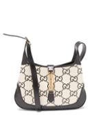Gucci - Jackie 1961 Small Logo-print Leather Bag - Womens - White Black
