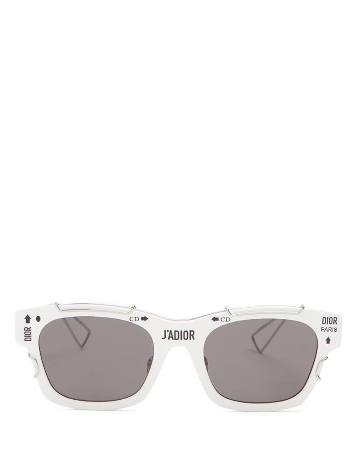 J'adior Logo-printed Acetate Sunglasses