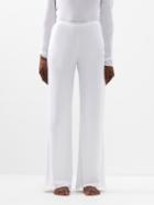 Skin - Double-layer Pima-cotton Pyjama Trousers - Womens - White