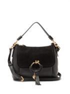 Ladies Bags See By Chlo - Joan Small Leather Shoulder Bag - Womens - Black
