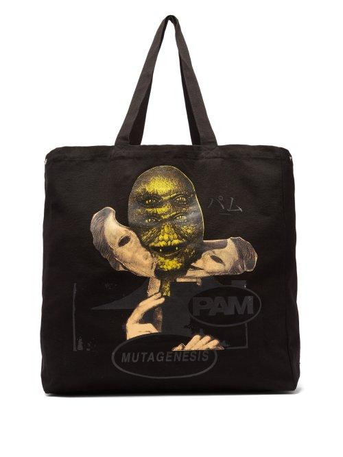 Matchesfashion.com P.a.m. - Mutagenesis Canvas Tote Bag - Mens - Black