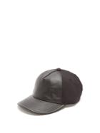 Adidas By Pogba Logo-embossed Leather And Cotton Cap