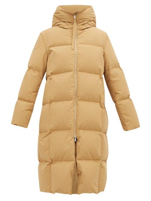Matchesfashion.com Jil Sander - City Hooded Padded Coat - Womens - Dark Beige