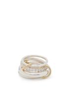 Matchesfashion.com Spinelli Kilcollin - Luna Silver Ring Set - Womens - Silver