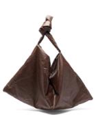 Matchesfashion.com Kassl Editions - Square Medium Coated-canvas Shoulder Bag - Womens - Dark Brown