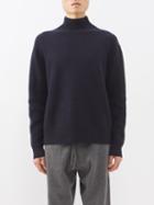 Frame - Funnel-neck Wool Sweater - Mens - Navy