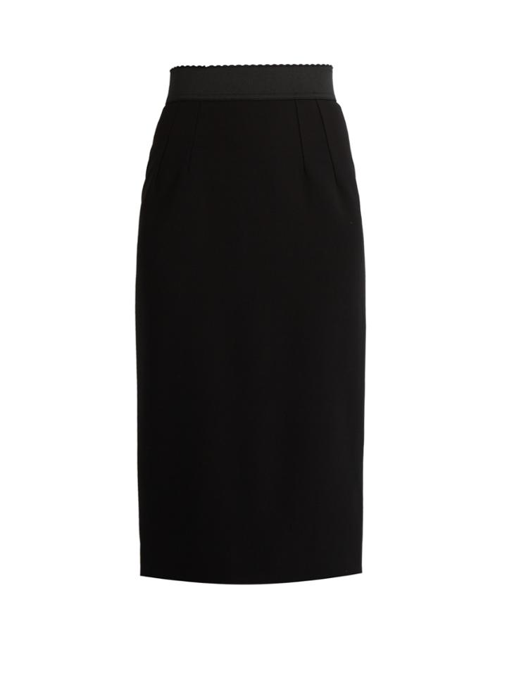 Dolce & Gabbana High-rise Wool Pencil Skirt