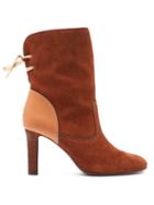 Matchesfashion.com See By Chlo - Lara Suede Boots - Womens - Tan