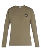 Matchesfashion.com Stone Island - Long Sleeved Cotton Jersey T Shirt - Mens - Khaki