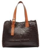 Matchesfashion.com Loewe - Woven Leather Tote Bag - Mens - Brown