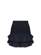 Isabel Marant Étoile Malfos Polka-dot Print Ruffled Cotton Skirt