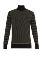 Maison Margiela Roll-neck Wool-jacquard Sweater