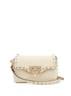 Matchesfashion.com Valentino - Rockstud Mini Leather Cross Body Bag - Womens - Ivory