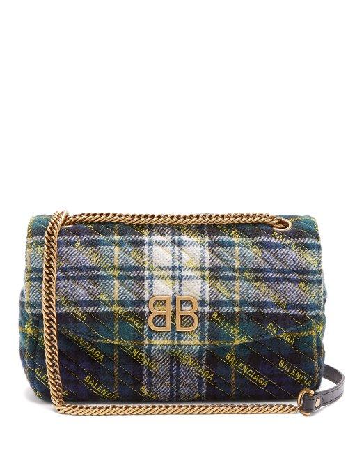Matchesfashion.com Balenciaga - Bb Round M Bag - Womens - Green Multi