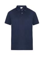 Matchesfashion.com Sunspel - Cotton Jersey Polo Shirt - Mens - Navy