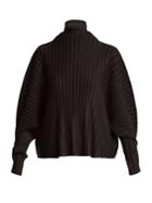 Pleats Please Issey Miyake Roll-neck Dolman-sleeved Pleated Top