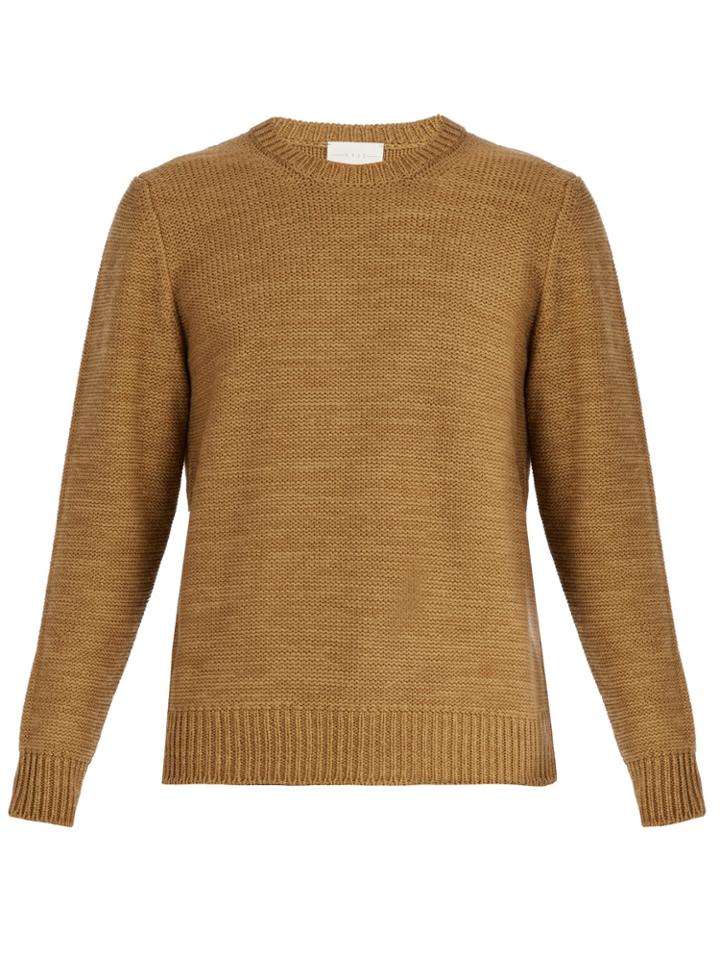 Arjé Ostuni Cotton And Wool-blend Sweater