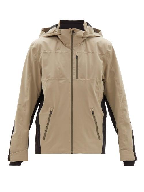 Matchesfashion.com Aztech Mountain - Capitol Peak Hooded Padded Ski Jacket - Mens - Khaki