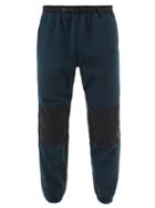 Holden - Belted Shell-panelled Fleece Track Pants - Mens - Navy