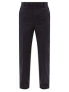 Thom Browne - Cotton-canvas Straight-leg Trousers - Mens - Navy