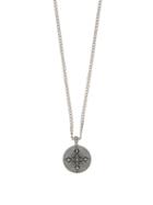 Matchesfashion.com Emanuele Bicocchi - Silver Compass Pendant Necklace - Mens - Silver
