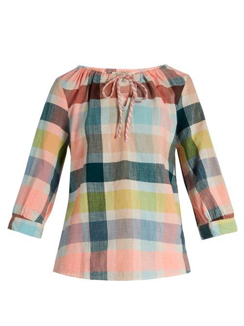 Matchesfashion.com Ace & Jig - Rosa Checked Cotton Top - Womens - Multi