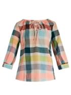 Matchesfashion.com Ace & Jig - Rosa Checked Cotton Top - Womens - Multi