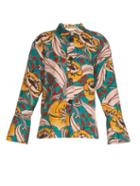 Marni Bellwoods-print Cotton And Linen-blend Jacket