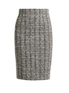Alexander Mcqueen Cotton And Wool-blend Tweed Skirt