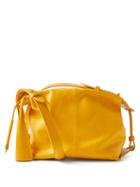 Lemaire - Folded Leather Shoulder Bag - Womens - Yellow