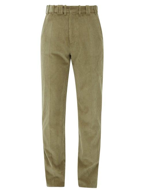 Matchesfashion.com Y/project - Corduroy Cotton Trousers - Mens - Beige