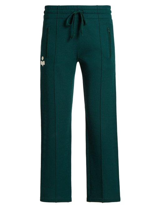 Matchesfashion.com Isabel Marant Toile - Dobbs Straight Leg Track Pants - Womens - Green