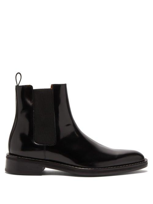 Matchesfashion.com Ami - Welt Stitched Leather Chelsea Boots - Mens - Black