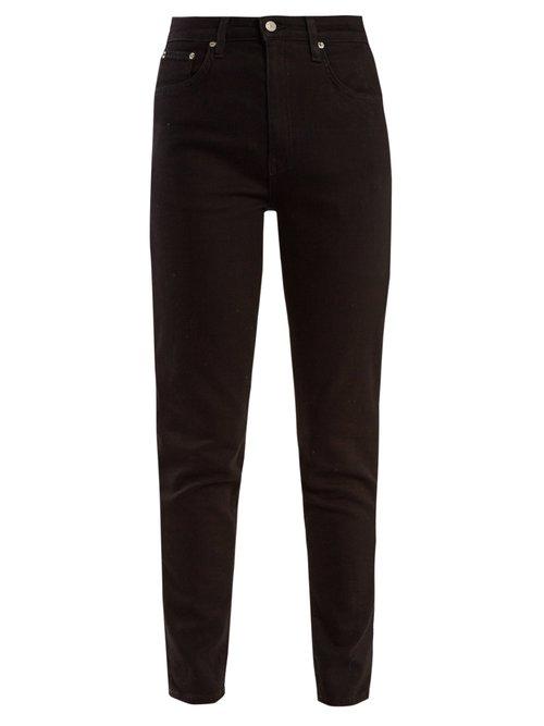 Matchesfashion.com Brock Collection - James High Rise Skinny Jeans - Womens - Black
