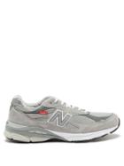 New Balance - 990v3 Mesh And Suede Trainers - Mens - Grey