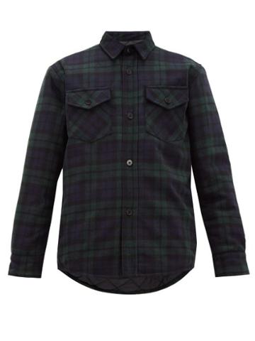 Matchesfashion.com Noon Goons - Mullen Checked Flannel Shirt Jacket - Mens - Black Green
