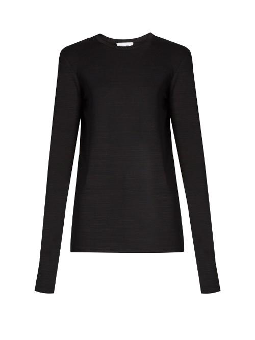 Raey Long-sleeved Slub-jersey T-shirt