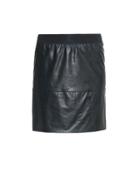 Isabel Marant Étoile Jaws Faux Leather Skirt