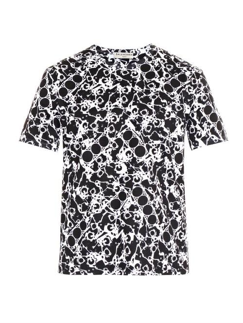Balenciaga Mechanical-print T-shirt